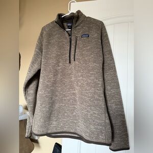 Patagonia Men's Zip-Up Sweater in Brown